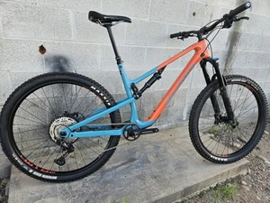 2023 Rocky Mountain Instinct C50 29" wheels XL Blue/Orange Carbon Shimano XT - Picture 1 of 13