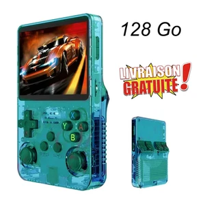 Console Rétro Gaming R36S 128Go 15 000 Jeux HD Batterie Puissante Portable - Foto 1 di 6