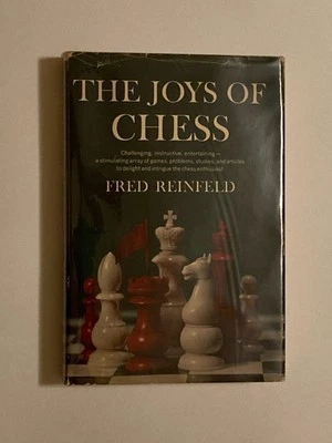 The Joys of Chess by Fred Reinfeld; 1st Edition Stated, 1961, VG+ / VG Condition - Image 1 of 4