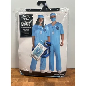 Arzt Krankenschwester Kostüm Erwachsene Standard medizinische Peelings Outfit Halloween Party - Bild 1 von 3