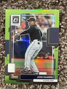 Jose Ramírez 2022 Donruss Optic #196 verde lima Prizm Cleveland Guardians - Imagen 1 de 2