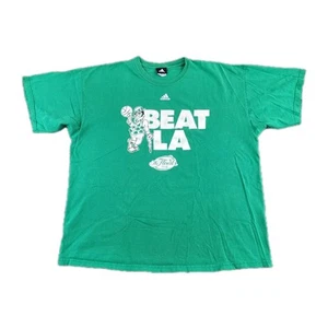 Adidas Boston Celtics Shirt Mens 2XL Beat LA NBA Finals 2008 Pierce Adult A48 - Picture 1 of 14