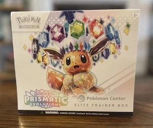 Pokemon Scarlet & Violet Prismatic Evolutions Pokemon Center Elite Trainer Box - Picture 1 of 5