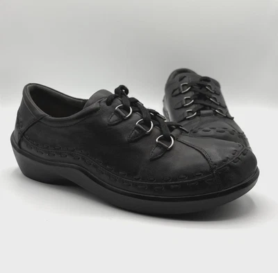 Zapatos ZIERA Allsorts Para Mujer Talla 39.5/9 W Cuero Negro Soporte para Arco Oxford Foto 1 de 4