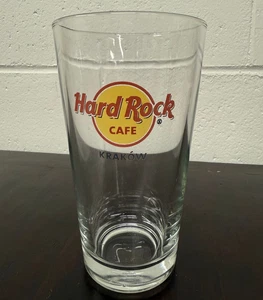 Vaso de pinta de recuerdo Hard Rock Café de Cracovia Polonia - Imagen 1 de 8