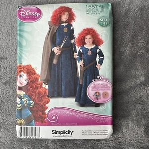 Simplicity Pattern 1557 Sz 7-14 Child Disney Princess Brave Merida Costume - Picture 1 of 6