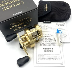 Shimano 22 CALCUTTA CONQUEST 200XG Right Bait Casting Reel w/Box "Excellent++++" - Picture 1 of 24