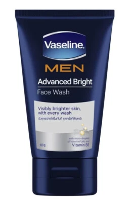 Vaselina Hombres Jabón Facial Avanzado Brillante Visiblemente Brillante Piel Bitamina B3 100g Foto 1 de 4