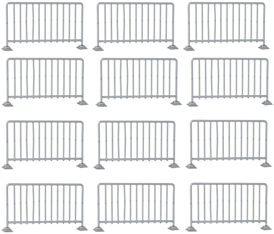 Juego de 12 barandillas plateadas para figuras de acción de lucha libre WWE y AEW Foto 1 de 1