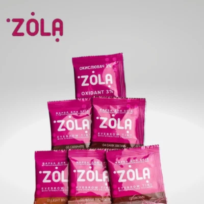 ZOLA EYEBROW TINT SET , Eyebrow tint in a 5ml sachet+oksidant - Image 1 of 3