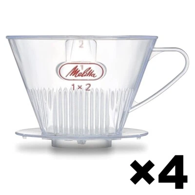 Melitta Coffee Dripper for 2-4Cups with Spoon 4Cup Set ‎112 x 135 x 82 mm - Image 1 of 4