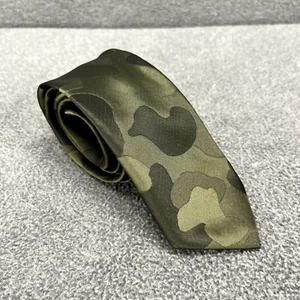 Place Est 1989 Neck Tie Boys Teens Green Camouflage Age 8-14 Polyester - Picture 1 of 8