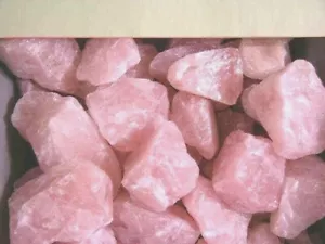 Rose Quartz mine rough 2-4 inch Madagascar gem starring 20 pound lots - Picture 1 of 4
