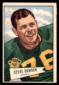 1952 Bowman Large Football #40 Steve Dowden VG *d2