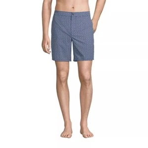 NEW Lands End Men's Hybrid Swim Shorts Size 2XL 46 48 Trunks Lined Resortwear - Picture 1 of 11