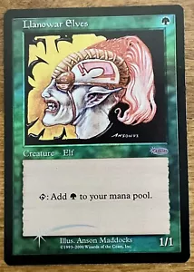 Llanowar Elves - FOIL - MTG Friday Night Magic 2000 Nuovo di zecca/mt - Foto 1 di 2