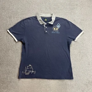 LA MARTINA Herren Poloshirt Polohemd 3XL Polo Shirt St. Tropez Logo 24804 Blau - Bild 1 von 11