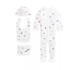 Polo Ralph Lauren nuova con scatola ragazzo ragazza bambino polo orso set regalo 4 pezzi 9M $75 - Foto 1 di 3