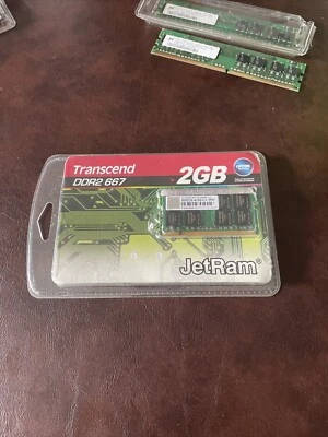 Transcend JetRam * 2GB * SD-RAM Memory For Computer - One Module,and Other - Image 1 of 4