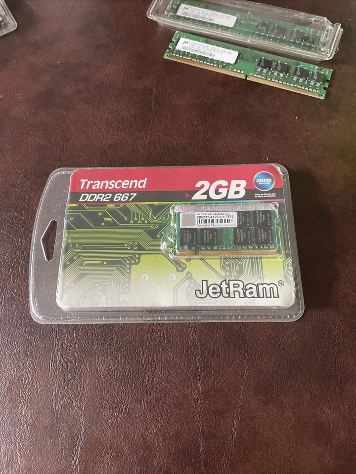Transcend JetRam * 2GB * SD-RAM Memory For Computer - One Module,and Other - Image 1 of 4