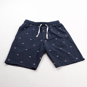 Tommy Hilfiger Sleepwear Short All over Prints Men’s Size Small Navy Blue