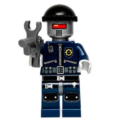 LEGO Movie Minifigure Robo SWAT Police w/ Knit Cap (tlm045) Book Exclusive - Image 1 of 4