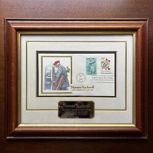 Norman Rockwell Important Business 1st Day Issue Cover Golf  Bobby Jones Stamp