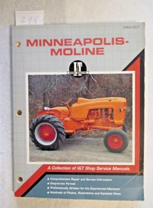 MINNEAPOLIS-MOLINE A COLLECTION OF I AND T SHOP SERVICE MANUALS. - Picture 1 of 2