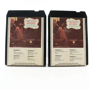 The Mills Brothers and the Mellow Years Longines (2 Tape 8-Track, REFURBISHED) - Picture 1 of 9