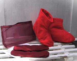 LAVENDEL KÖRNERKISSEN RELAX HAUSSCHUHE WÄRMESCHUHE F.D. MIKROWELLE - EG 36 - 39 - Bild 1 von 2
