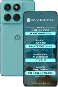 Motorola Edge 60 Fusion 5G (Amazonite 256 GB 8GB RAM) 6.67 " Global Version. - Picture 1 of 13