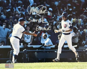 Ryne Sandberg Signed Chicago Cubs 8x10 Photo Inscribed Sandberg Game TRISTAR - Picture 1 of 2