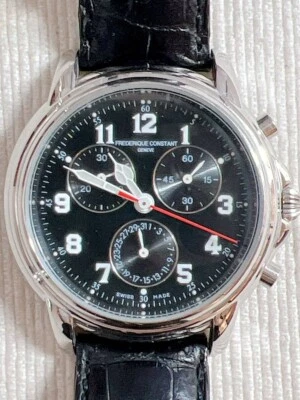 Frederique Constant FC285 X 3A5/3A6 Classic Chronograph Men's Swiss Quartz Watch - Image 1 of 4
