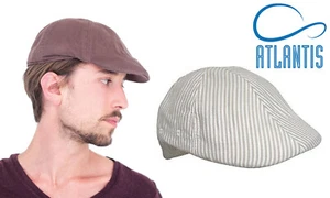 CAPPELLO COPPOLA UOMO DONNA A RIGHE ESTIVA GATSBY BERRETTO - Foto 1 di 3