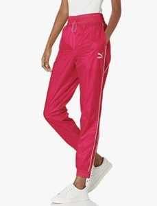 Puma Womens Iconic T7 Woven Track Pants Beetroot Purple Pink Puma Pants - Picture 1 of 7