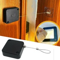 1pc Punch-free Automatic Sensor Door Closer Portable Home Office Doors Off