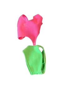 Vintage 1991 Fashion Mall Beach Blast Neon Pink Green Swimsuit Swimwear #3099 - Picture 1 of 4