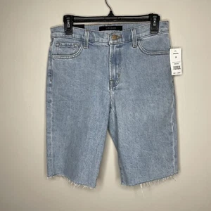 J BRAND Denim Shorts Women 26 Bermuda Cut-Off NEW Gigi Mid-Rise Jeans - Picture 1 of 9