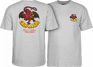 Powell Peralta Steve Caballero RED DRAGON II Skateboard T Shirt ASH GREY - Picture 1 of 4