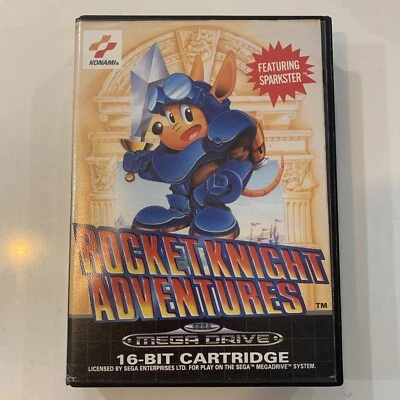 Rocket Knight Adventures Sega Mega Drive PAL no manual Tested US Seller - Image 1 of 4