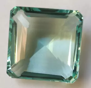 AAA+ Large Aquamarine 64.35 Ct. Square Cut Faceted Loose Gemstone Gift for Women - Picture 1 of 9