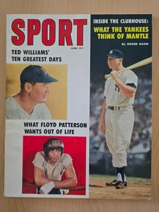 SPORT Magazin - Juni 1959 - Ted Williams - Mickey Mantel Cover H - Bild 1 von 3