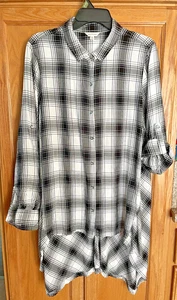 Max Studio Damen Shirt schwarz-weiß XL - Bild 1 von 15