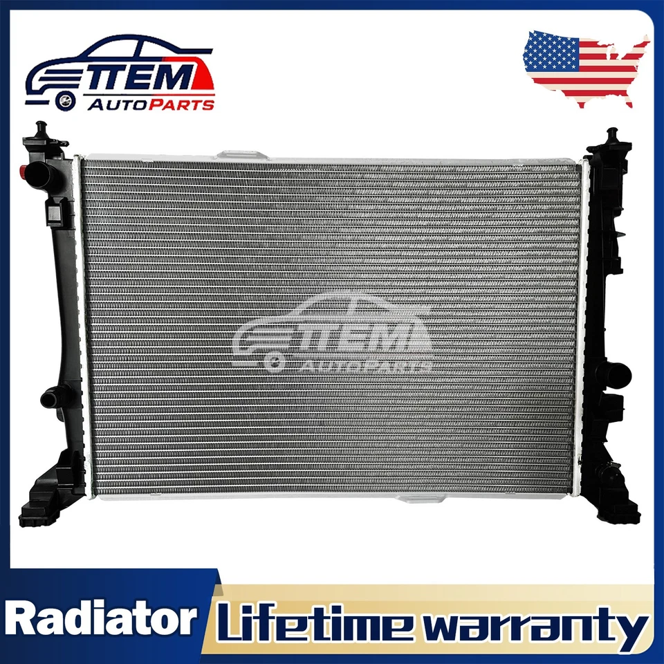 13432 Radiator Fit Mercedes-Benz B250 2013-19 CLA250 2014-19 GLA250 2014-20 2.0L Foto 1 de 4
