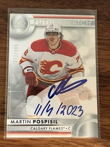 2023-24 Sp Authentic Future Watch Inscribed Auto 22/999 Martin Pospisil #199 - Picture 1 of 3