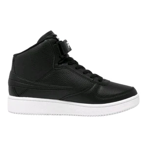FILA Men's A-High Casual Strap Sneaker Shoes Black / White Size 12 - Picture 1 of 10