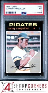 Manny Sanguillen Pirates 1971 Topps #480 PSA 7 - Imagen 1 de 3