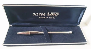 RARA BIC PENNA A SFERA EDIZIONE LIMITATA CRISTAL SILVER ARGENTO 925 CONFEZIONE - Foto 1 di 7