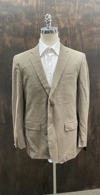 Chaqueta JOHN VARVATOS EE. UU. 2 Botones Seersucker Texturizada 'LYON' en Taupe Talla 42 R Foto 1 de 4