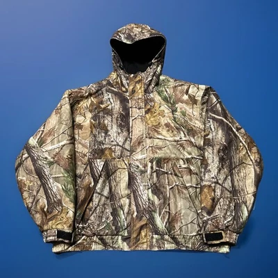 Field & Stream Jacket Mens 2XL Hooded Realtree Woodland Camo Hunting - Image 1 of 4